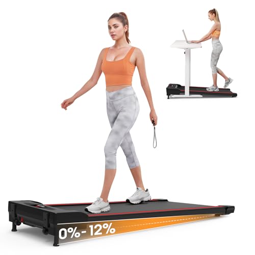 Sperax Treadmill,Electric Lift,Walking Pad with Incline,Under Desk Treadmills for Home 2 in 1 Incline Walking Pad,Black