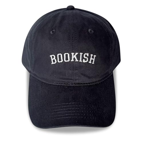 ValDesigns Book Lovers | Book Junky Baseball Caps from Perfect for Picnics, HGW, Beach Reads (Cotton, Bookish Navy)