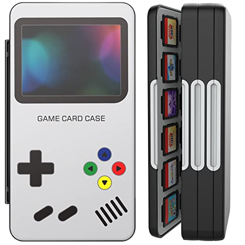 HEIYING Game Card Case for Nintendo Switch and Switch OLED,Customized Pattern Nintendo Switch Lite Game Card Storage Case with 72 Game Card Slots and 24 Micro SD Card Slots.