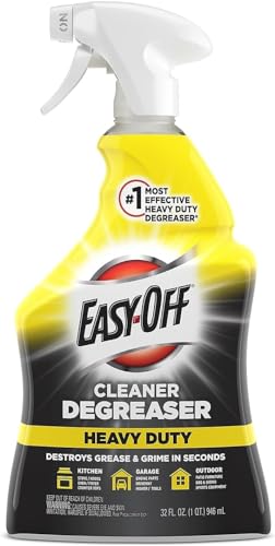 Easy Off Heavy Duty Degreaser Cleaner Spray, Kitchen Degreaser, 32 Oz