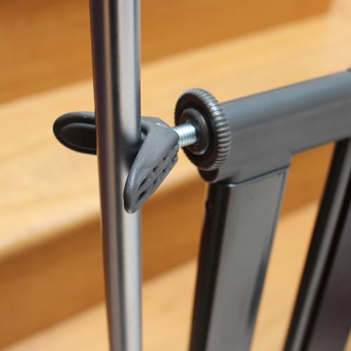 Qdos Safety Y-Spindles for Qdos Pressure Mount Baby Gates | Slate | Adapts Qdos Pressure Mount Gates to fit on Banisters and Spindles up to 3' in Diameter - Easy Installation | 1 Pack = 2 Y-Spindles
