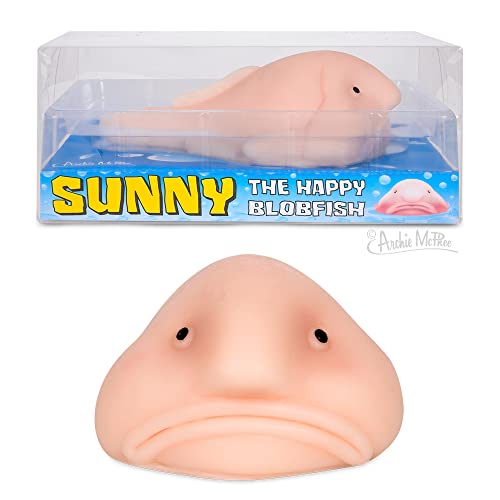 Accoutrements Sunny The Blobfish - Novelty Toy- Squishy Toy