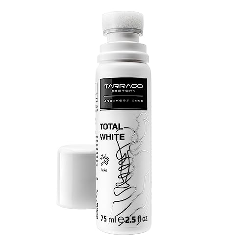 Tarrago Sneakers Total White with Applicator | for Leather and Canvas | 2,5 fl.oz