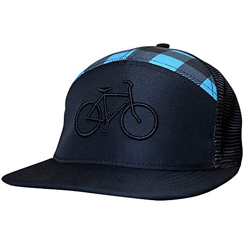 Headsweats Standard Townie Hat, Plaid Bike, One Size