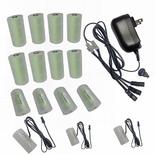 DC3V-12V Battery Replacement Kit For 2-8PCS 1.5V LR20 D Or LR14 C Battery Power Cable Battery Eliminators 200CM Battery For Electronic Devices Universal 5V 2A To 1.5V1A LR20 D Battery Power Cable Line