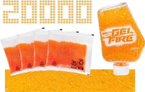 NERF 20,000 Gelfire Rounds Refill for Nerf Blasters, 800 Round Hopper, Ages 14 & Up