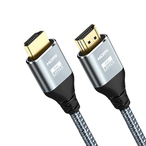 Cheges HDMI Cable 4K 60 Hz 20 ft, High Speed HDMI 2.0 Cables, 18Gbps, 4K @ 60Hz, Ultra HD, 2160P,1080P, ARC, 3D, HDCP 2.2 Cord Braided, for Laptop, Monitor, PS5, PS4, Xbox One, Fire TV