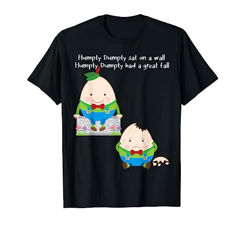 Humpty Dumpty Kids Nursery Song Rhyme T-Shirt