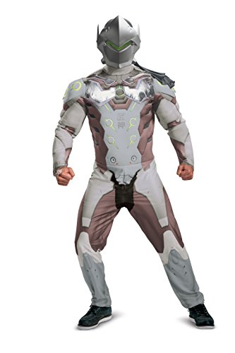 Disguise Men's Genji Muscle Adult Costume, Multi, M (38-40)