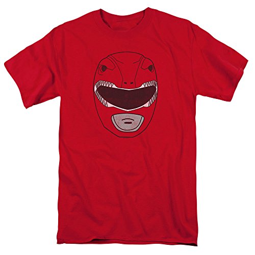 Power Rangers Red Ranger Mask T Shirt & Stickers (Small)