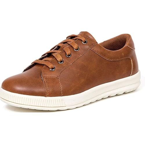 Deer Stags Boys' Kane Dress Fashion Sneaker in Dark Tan / 13 Little Kid