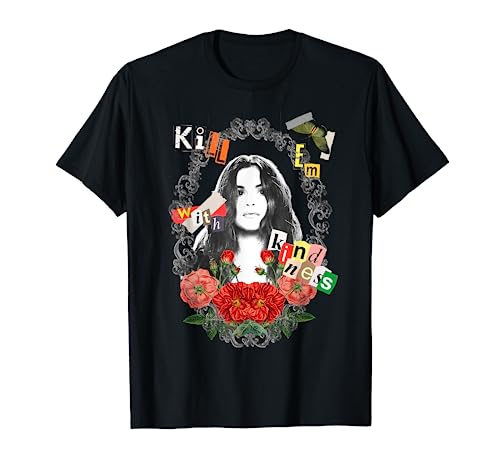 Official Selena Gomez Kill Them With Kindness Black T-Shirt