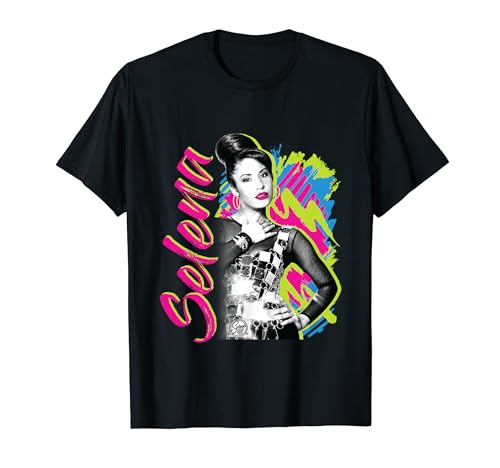 Selena Quintanilla - Selena Colorful Retro T-Shirt