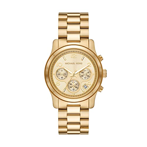Michael Kors Runway Chronograph Gold-Tone Stainless Steel Women's Watch (Model: MK7323)