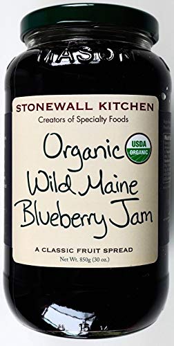 Stonewall Kitchen USDA Organic Wild Maine Blueberry Fruit Spread, 30 Ounce
