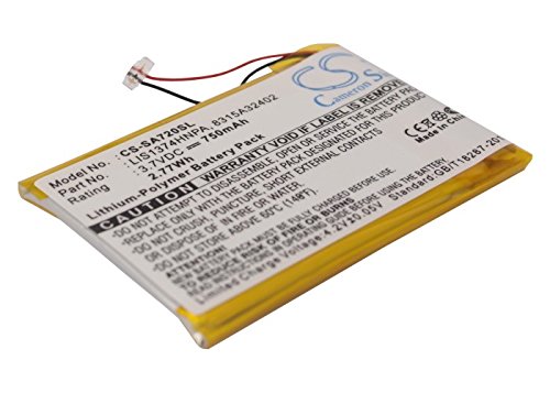 BCXY Replacement Battery for NWZ-820, NWZ-A720, NWZ-A726, NWZ-A728, NWZ-A729BLK, NWZ-A826, NWZ-A828, NWZ-A829, NWZ-S738, NWZ-S738FBNC