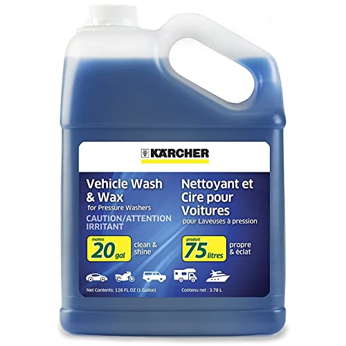 Kärcher - Pressure Washer Car Wash & Wax Cleaning Soap Concentrate – 1 Gallon