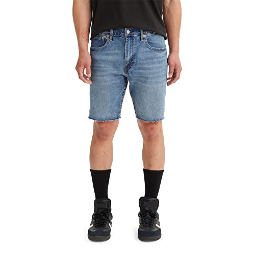 Levi's Men's 412 Slim Jean Shorts, Make Nice Adv - Medium Indigo, 36