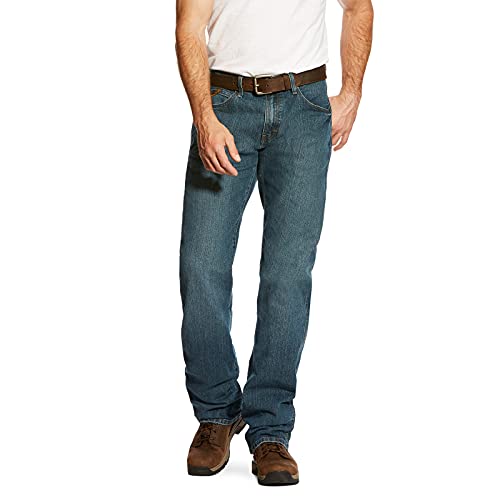 ARIAT Men s Rebar M4 Slim Fit Durastretch Straight Leg Jeans, Bodie, 32W x 32L US
