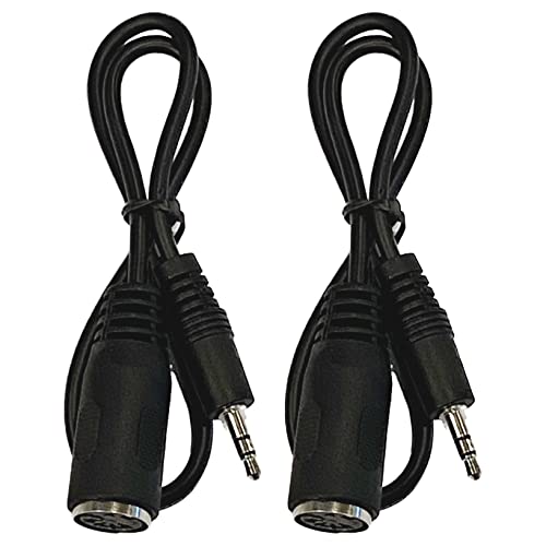 Kurrent Electric (2 Pack of Type-A MIDI to 3.5mm Adapter 14' Inch Cable