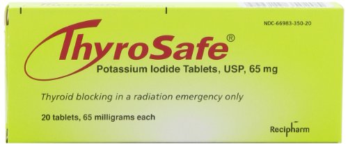 Thyrosafe Potassium Iodide Tablets, 65 Mg, 20-Count