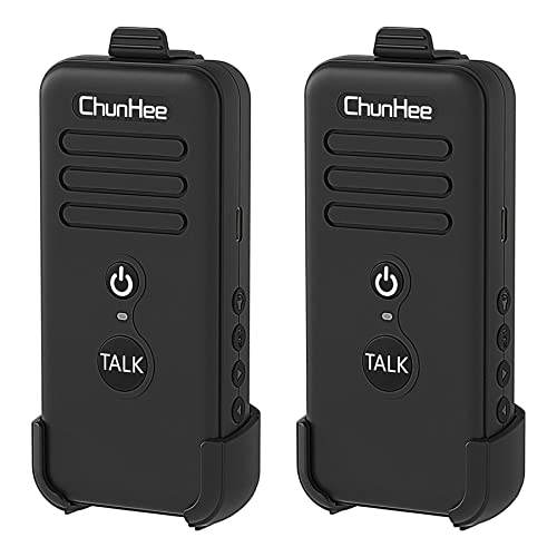 ChunHee Intercoms Wireless for Home, Upgraded Long Standby 16 Channels Caregiver Wireless Intercom System for Elderly 1640ft Portable Intercom Two Way Room to Room Communication Intercom for Home Use