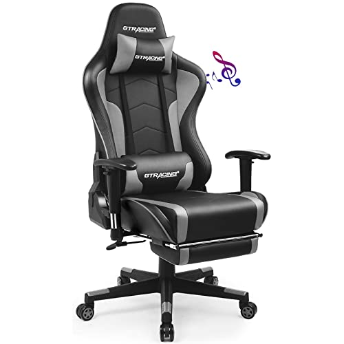 GTRACING GT890MF-Gray Gaming Chair, Grey