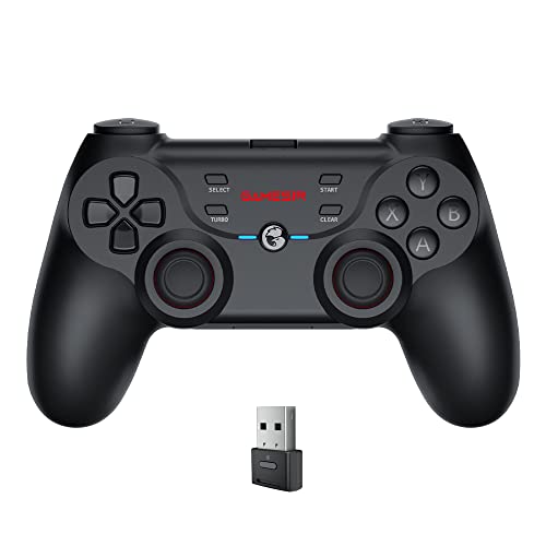 GameSir T3s Wireless Gaming Controller for Switch, PC Windows, Bluetooth Controller with Turbo Function, Dual Shock, 25 Hours of Playing Time for Android/iPhone/Android TV Box/Tablet (Black)