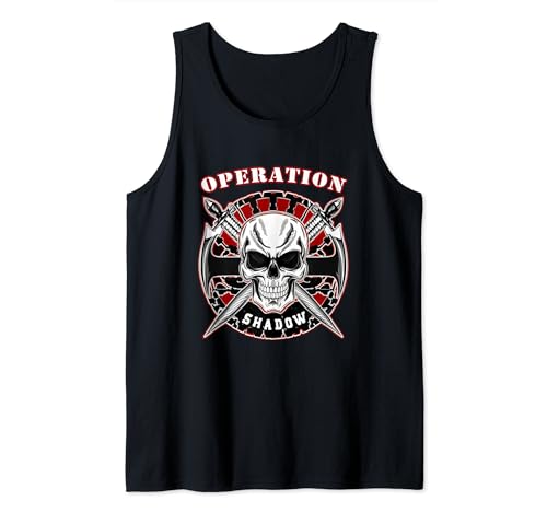 Conceptual Black Ops Operation Shadow Covert Special Forces Tank Top