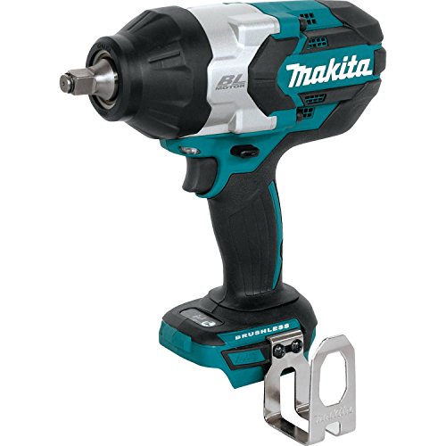 Makita XWT08Z 18V LXT Lithium-Ion Brushless Cordless High-Torque 1/2' Sq. Drive Impact Wrench, Tool Only
