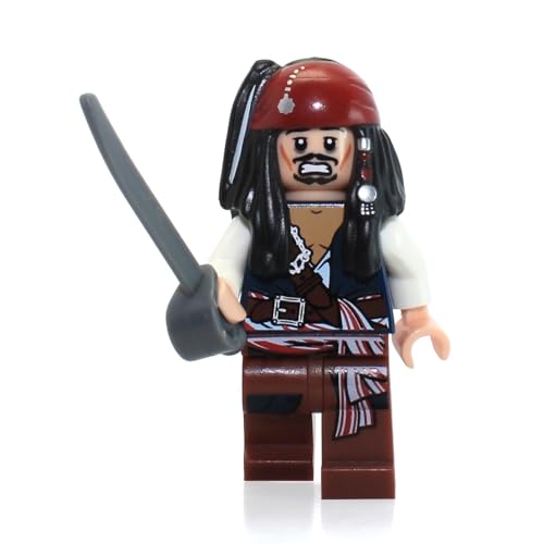 Jack Sparrow Lego Pirates of the Caribbean Minifigure (Loose)