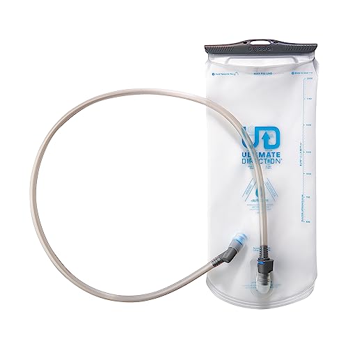 Ultimate Direction Water Reservoir, Hydration Bladder with Straw for Hiking, Running, Endurance Athletes, Made by Hydrapak, 1.5L-3.0L (2.0 Liters)