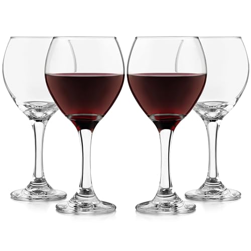 Libbey Classic Red Wine Glasses, 13.5-ounce, Set of 4