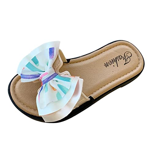 Girl Slippers Size 1 Children Slippers Fashionable Versatile Exaggerated Butterfly Sweet Soft Bottom Beach Slippers