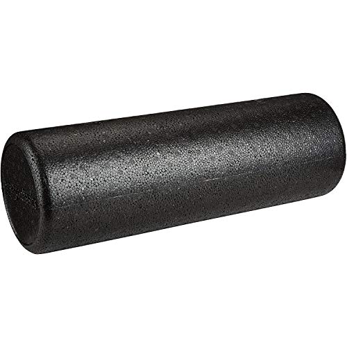 Amazon Basics High-Density Round Foam Roller for Exercise and Recovery - 18-Inch, Black