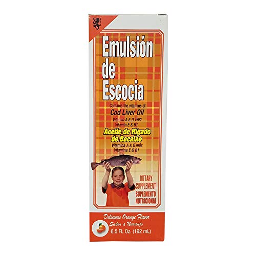 Emulsion De Escocia Orange 6.5 Oz. Cod Liver Oil