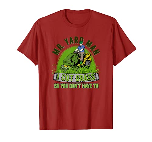 Yardman Lawn Service Funny Shirt Advertise Service