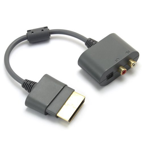 Fosmon RCA Toslink Optical Audio Adapter Cable for Microsoft Xbox 360/360 Slim
