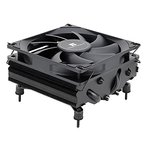 Thermalright AXP90 X47 Black Low Profile CPU Cooler, with 92mm TL-9015B Slim PWM Fan, ITX CPU Cooler, AGHP Technology, 47mm Height,for AMD AM4 AM5/Intel 1150/1151/1155/1156/1200/1700(AXP90 X47 Black)
