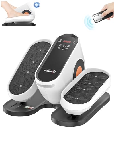 WESTIONC Under Desk Ellipticals Electric or Magnetic Control, Leg Ercise Pro, Leg Exerciser While Sitting, Suitable for The Old and Young Leg Ercise, Home Use Seated Ellipse Leg Exerciser