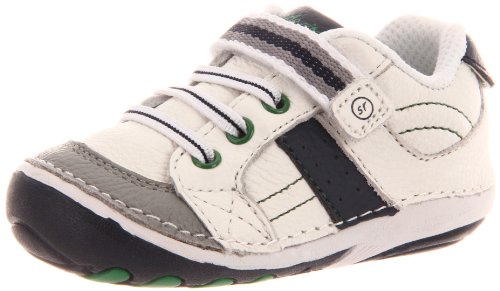 Stride Rite Soft Motion Artie Sneaker (Infant/Toddler),White/Navy,6 W US Toddler