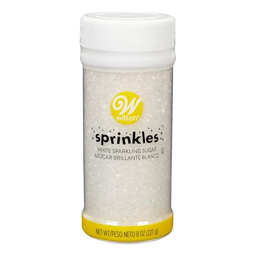 Wilton Sparkling Sugar Decorating Sprinkles, 8 oz., White