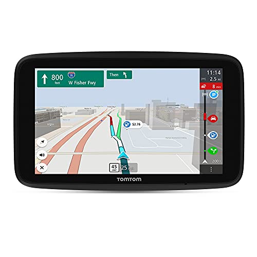 TomTom GO Discover 7' GPS Navigation Device with Traffic Congestion and Speed Cam Alerts Thanks to TomTom Traffic, World Maps, Updates via WiFi, Parking Availability, Fuel Prices, Click-Drive Mount