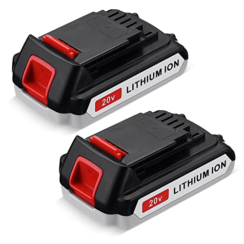 ORHFS Upgraded 2 Pack 20v Max 3600mAh Replace Battery for Black and Decker,LBXR20 Replacement Battery LB20 LBX20 LBX4020 Extended Run Time Cordless Power Tools Series