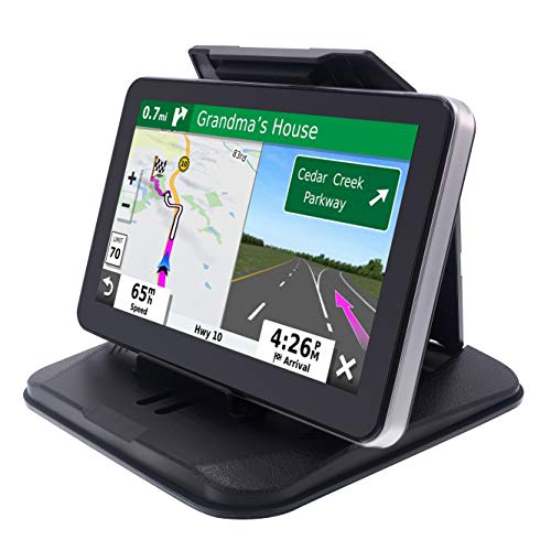 iSaddle Dashboard GPS Mount, Fits 4.3'-9.6' Screens, Universal Compatible with All Smartphones and Tablets, Easy to Mount and Clean, Ideal for Navigation and Entertainment