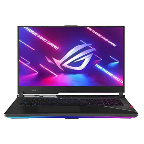 ASUS ROG Strix Scar 17 (2022) Gaming Laptop, 17.3' 360Hz IPS FHD Display, NVIDIA GeForce RTX 3070 Ti, Intel Core i9-12900H, 16GB DDR5, 1TB SSD, Per-Key RGB Keyboard, Windows 11, G733ZW-DS94