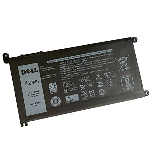 DELL WDX0R 11.4V 42Wh 3-Cell Battery For DELL Inspiron 5368 5378 5379 5565 5567 5568 5570 5580 5575 5578 5579 5584 5765 5767 5770 5775 7368 7375 7378 7460 7560 7569 7570 7573 7579 7580 Vostro 5468
