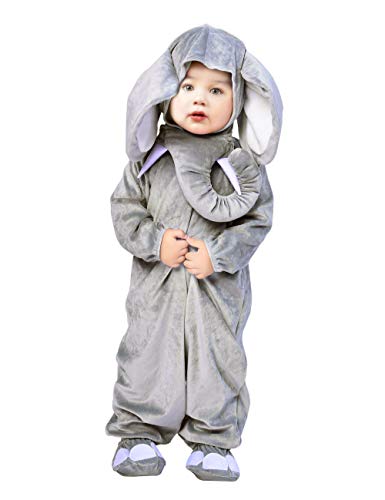 IKALI Baby Elephant Costume Onesie, Boys Girls Kids Animal One Piece Halloween Costume Jumpsuit Suit Homewear