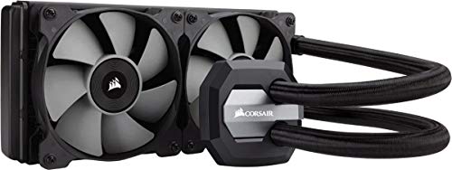 CORSAIR Hydro Series H100i v2 AIO Liquid CPU Cooler, 240mm Radiator, Dual 120mm PWM Fans, Advanced RGB Lighting and Fan Software Control