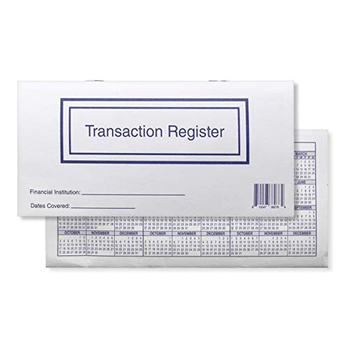 Checkbook Registers for Personal Checkbook, Transactions Ledgers, Pack of 10, 2024-2025-2026